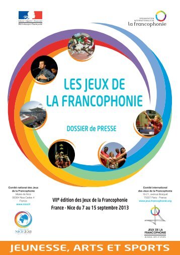 LES JEUX DE LA FRANCOPHONIE - energies 2050