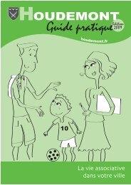 Guide pratique - MAIRIE DE HOUDEMONT