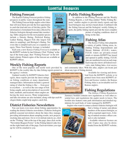 Fishing Guide - Kansas Department of Wildlife and Parks