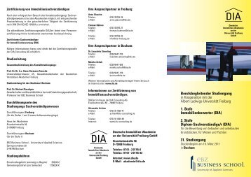 Folder Immobilienbewertung - EBZ Business School