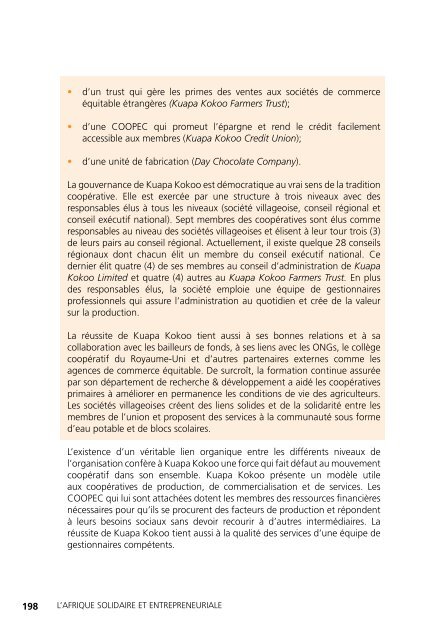 L'Afrique solidaire et entrepreneuriale La renaissance du ...