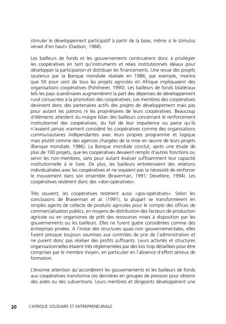 L'Afrique solidaire et entrepreneuriale La renaissance du ...