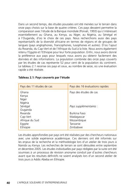 L'Afrique solidaire et entrepreneuriale La renaissance du ...