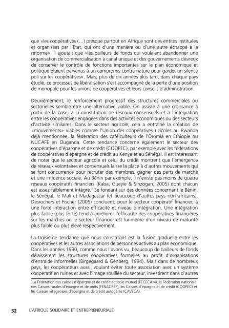 L'Afrique solidaire et entrepreneuriale La renaissance du ...