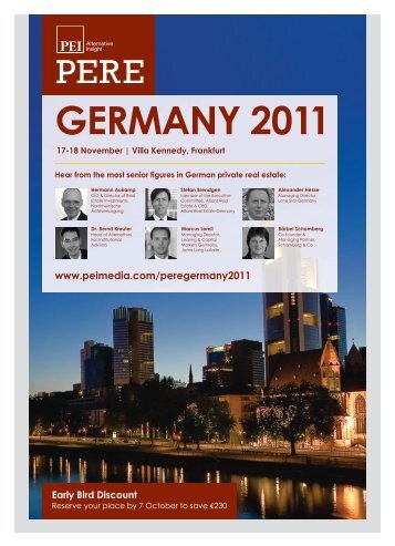 PERE FoRuM: GERMANY 2011 - PEI Media