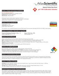 pH 7 MSDS - Atlas Scientific