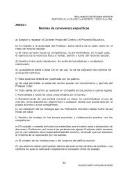 normas de convivivencia - Colegio Santa Catalina de Sena