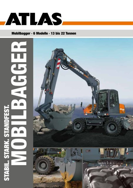 Mobilbagger Gesamtprospekt - ATLAS Hydraulikbagger