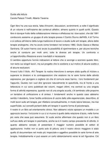 Guida alla lettura Carola Palazzi Trivelli, Alberto ... - Centro Artiterapia