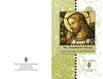 The Annulment Process - Diocese of Manchester