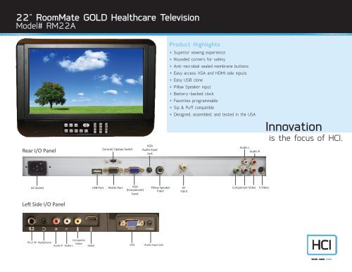 22" RoomMate GOLD - Hci