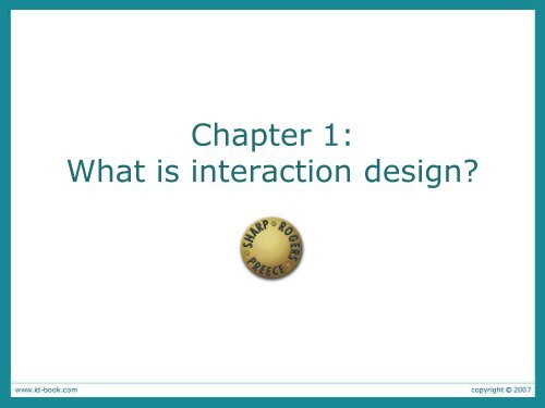 CS459/559 Human-Computer Interaction