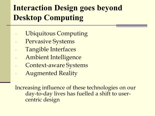 CS459/559 Human-Computer Interaction