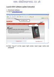 Launch X431 software update instruction - Car diagnostic tool
