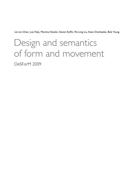 Design and semantics of form and movement - Northumbria University