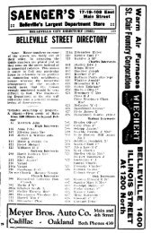 Part 5 (Street Directory) - Belleville Public Library