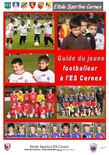 guide du jeune footballeur(2010-2011) - Etoile Sportive Cernex