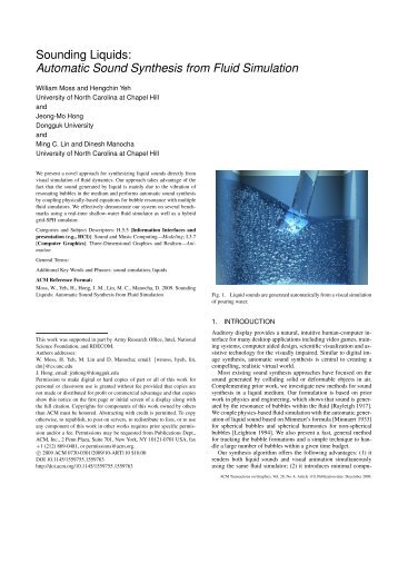 Sounding Liquids: Automatic Sound Synthesis from Fluid Simulation