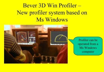 Bever 3D Win Profiler â New profiler system ... - Bever Control AS