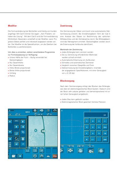 Das fortschrittliche Zentrier- und Aufblocksystem ... - Weco-optik.com