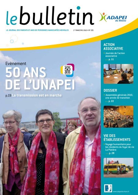 50 ans de L'unaPei - (ADAPEI) RhÃ´ne