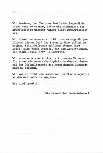 Die Heckel - der Gruppe Arbeiterpolitik