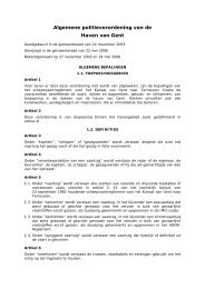 Algemene Havenpolitieverordening Gent - Itb Info