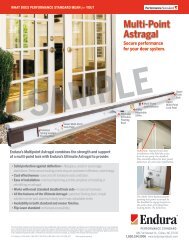 Multi-Point Astragal - Endura Products