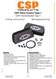 CSP Ventildeckel - Custom Speed Parts