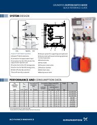 performance and consumption data system design - Grundfos