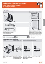 Catálogo y Manual de trabajo BLUM 2009 (parte 4) - Bibiloni ...