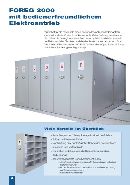 Lagerconsulting - MOBILREGALE - Fahrregale mit Elektroantrieb (2000E1)
