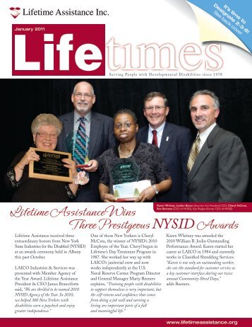 Lifetime Assistance Wins Three Presitgeous NYSIDAwards