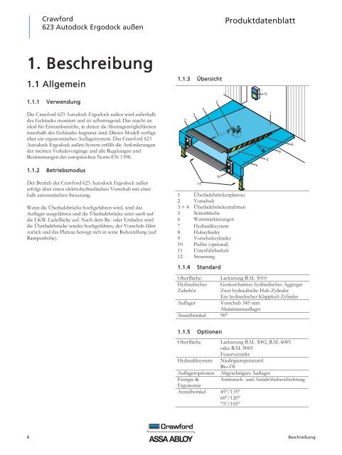 Produktdatenblatt - Crawford hafa GmbH