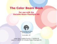 Color Beam Book, Large Print (7-08390-00) - American Printing ...