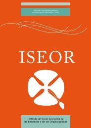 Instituto de Socio-EconomÃ­a de las Empresas y de las ... - ISEOR