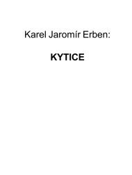 Karel JaromÃ­r Erben: KYTICE