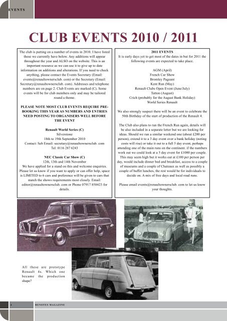 September 2010 44 Pages Draft.pdf - Renault Owners Club Forum