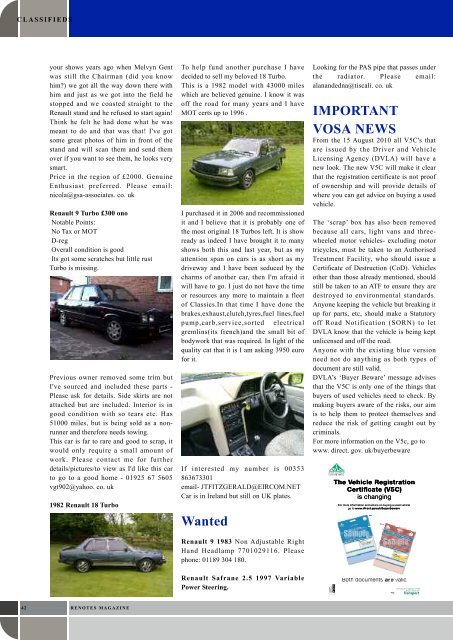 September 2010 44 Pages Draft.pdf - Renault Owners Club Forum