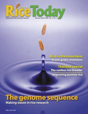 The genome sequence - International Rice Research Institute