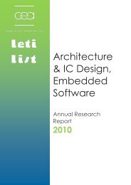 Architecture & IC Design, Embedded Software - Leti - CEA