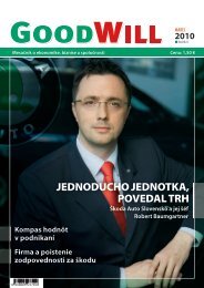 JEDNODUCHO JEDNOtKA, POVEDAL tRH - GoodWill - Eu.sk