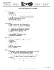 Appendix A Page 1 Commercial Bin Maintenance Checklist - GEAPS