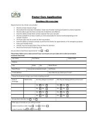 Download Foster Care Application - Cheyenne Animal Shelter