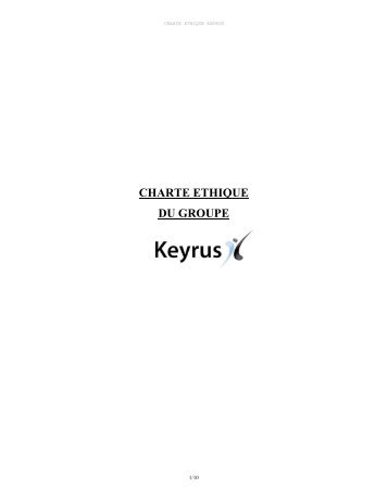 Keyrus - Charte Ã©thique - AFMD