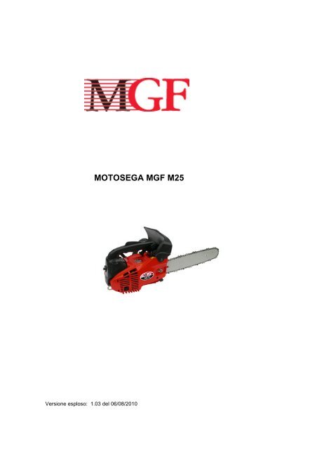 motosega mgf m25