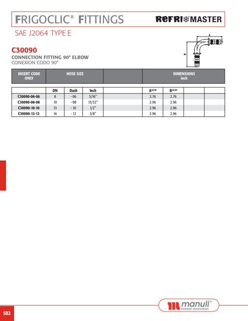 refrigeration fittings