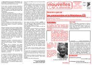 NumÃ©ro spÃ©cial : les communistes et la RÃ©sistance (3) - Pcf