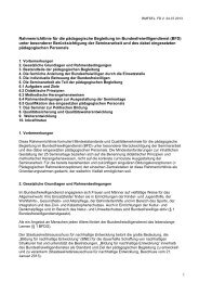 1 Rahmenrichtlinie für die pädagogische Begleitung im ...