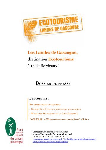 Les Landes de Gascogne, - Ecotourisme dans les Landes de ...